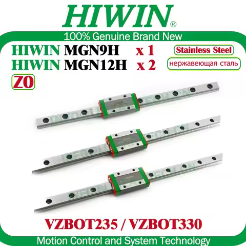 HIWIN VZBOT 235 VZBOT 330 Linear Rail HIWIN MGN12H MGN9H 300MM 400MM Vz235 Vz330 Y X Linear Rail VzB