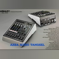 Power Mixer ASHLEY 4 CHANNEL Studio 4 Original Garansi Resmi 