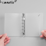 CARNATIOGV A4/B5/A5/A6/A7 Notebook Shell Vintage  Plastic Shell Refillable Journal Diary Notepad Cov