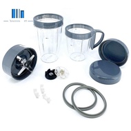Premium Accessory Kit Compatible for NutriBullet 900W/600W Series, Cups &amp;  &amp; Resealable Lid Pads Replacement Parts
