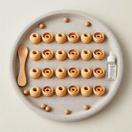 Orange/White KBEAR 4540 Silicone Eartips, 3-Size IEM Tips for 4.00-5.50mm Nozzles, Compatible with K