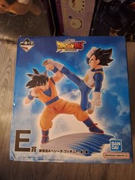 龍珠 一番賞 E賞 Dragon Ball Z 孫悟空 & 貝吉塔 Figure