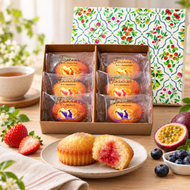 Hoshi Fruits 日本 杏仁果醬芳果費南雪蛋糕｜6件禮盒裝 此日期前最佳：2026年12月01日