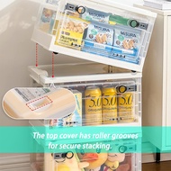 ️ 28L~88L Big Storage Box Foldable Large Capacity Easy To Clean Clothes storage box Stack