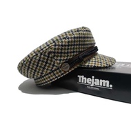 Thejam. Fisherman's Hat | Sailor hat wool tweed green | Fiddler cap