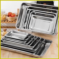 ☢ ◊ ◵ Different types of Food Pan Tray Stainless Steel Lagayan ng Kakanin/Lasagna Tray