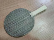 桌球拍  (預購) 日本檜木單板加胡桃木5夾純木拍