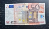 歐元/歐羅 2002 伍拾圓紙幣€50 無缺裂 流通上品