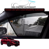 HONDA CRV GEN 6 2024 MAGNETIC SUNSHADE 6 PCS SET, SUN COVER, SUNSHADE, COVER TINGKAP MAGNETIC TYPE