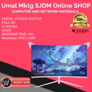 NVISION IN27FGP 27" FHD 165HZ VA PINK GAMING MONITOR