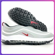 Fashion Air Max 97G Golf Shoes with Silver Bullet Toe - Red, White, Black