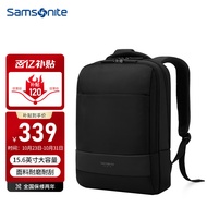 Samsonite（Samsonite）Backpack Computer Bag Men's Business Backpack Travel Bag Laptop Bag 15.6InchBU1Black