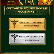 REGISTERED NURSE NAMEPLATE | RN | NURSING NAMEPLATE FOR OATH TAKING CEREMONY