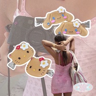 Kawaii Tanned Fringe Clip Set