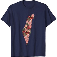Men's cotton T-shirt Palestine t shirt. Palestinian flower shirt Men Women 4XL , 5XL , 6XL