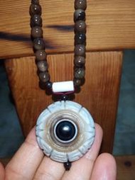 至純西藏財咒天眼珠+大手印天珠項鍊