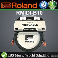 Roland RMIDI Black Series MIDI Cable 10 ft./3 Meter and 15 ft./4.5 Meter (RMIDIB5 RMIDIB10)