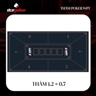 High quality WPT Poker mat Rubber mat with felt surface for professional poker play