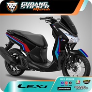 Striping YAMAHA LEXI 125 BMW LIS EDITION STICKER BMW LEXI STICKERS MOTORCYCLE ACCESSORIES