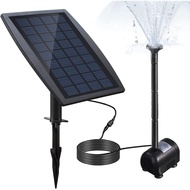 Anself Solar Water Pump, 9V 2.5W Power Panel Pump Landscape Pool Garden Fountains Pluggable Fountain