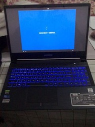 (二手水貨)HASEE Z8-CA7NP i7-10870H 8G 256-SSD NA RTX 3060 6GB 15.6" 1920x1080 144Hz