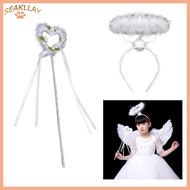 SC Angel Halos Headband with Angel Wand Angel Halloween Cosplay Costume Accessories