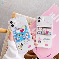 tj7_r49wmk Casing Realme C15 C11 6 Pro 5 5i 5s 3 C2 Cute Cartoon Hand Painted Animal Drink Clear Sof