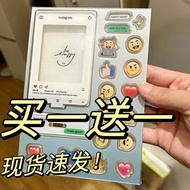 KY&amp; Xiaohongshu same styleinsAcrylic Standing Sign Creative Polaroid the Hokey Pokey Photo FrameemojiEmoji Photo Frame 8