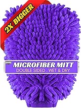 F8WARES Super Big Size Microfiber Gloves for Home Cleaning - Cleaning Gloves - Car Washing Gloves - 
