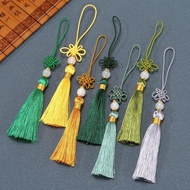 3 Pack Mini Chinese Knots Tassels Hand-Woven Boutique Polyester A-Line Knots Finished Bookmarks Clot