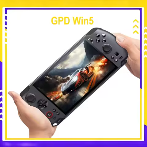 GPD Win5 Handheld Gaming AI MAX+ 395 64+2 Fingerprint unlock capacitive joystick Laptop 7" DDR5 RGB 