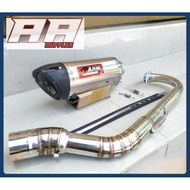 Ahm Exhaust For Ex5 Srl110 Srl115fi Dream Wave110 Wave 125 Dash110 Dash125 Kriss110 Kriss125 Lagenda