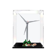 Transparent Acrylic Display For 10268 Stasi Wind Turbine Storage Case Dustproof Cover