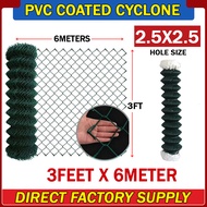 6meters Cyclone Wire Galvanized Excellent Quality Fence Wire Commercial Chain Link Mesh Wire for Spo