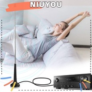 NIUYOU DAB Radio Antenna, Connector Adapter Universal AM/FM Antenna, Durable Enhanced Signal Aerial Amplified Adapter