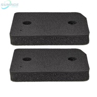 Foam Filter 207*157*30mm 2pc Black Parts Replacement Sponge Tumble Dryer