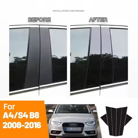 Window Door Column B C Pillar Post Cover Trim For Audi A4 B8/8K A6 C7 4G Q3 SUV F3 Q5 8R Decoration 