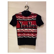 🔅（二手）YOOHOO 微高領短袖毛衣 上衣 ☆