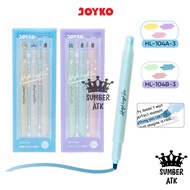 JOYKO Highlighter HL-104 Soft Color Marker HL-104A-3 HL-104B-3