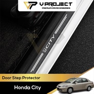 Honda City GD GE ZX 4th Gen Door Step Sticker Protector Fit For City XZ (2003-2007) V Project Car Ac