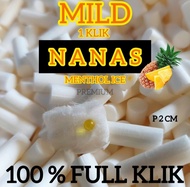 50g Busa filter klik Nanas menthol ice isi 1 ukuran Mild premium grade