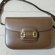 Gucci Horsebit 1955 medium shoulder bag 啡色 全皮