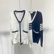 Thombrowne 3027TB Hole Dog Cardigan