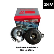 Autovision SonicPrime 24V Dualtone Basin Horn 360Hz/430Hz - Original Car Truck Horn