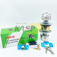 Door Lock - Lever Door Set Entrance Lever Wave Handle Door Knob Set (3 Keys Included)
