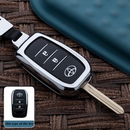 เคสกุญแจสำหรับ toyota ดัดแปลงเปลือกกุญแจ ปลอกกุญแจอัลลอย Toyota พวงกุญแรถยนต์ toyota altis yaris vio