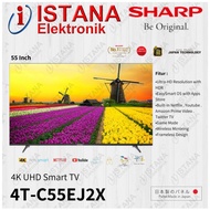 SHARP 4K UHD SMART DIGITAL TV 55 INCH 4T-C55EJ2X