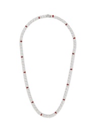 HATTON LABS TENNIS DROP STERLING SILVER NECKLACE