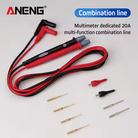 20A Multi-function Combination Multimeter Probe Test Leads Needle Tip Tester Lead Wire Pen Cable Fee