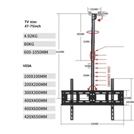 sg stock 32-58INCH TV bracket  ceiling  wall SPEEDSMOUNT mounting tilt rotate